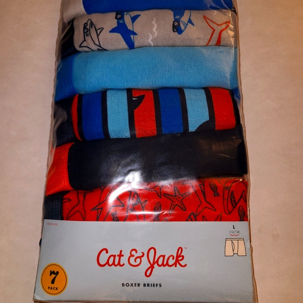 Cat & Jack Boxer Briefs Boys Size Large